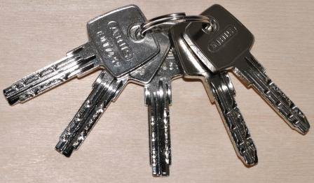 KOMPLET WKŁ.30/45+30G/45 ABUS NIKIEL ATEST 5.2 C