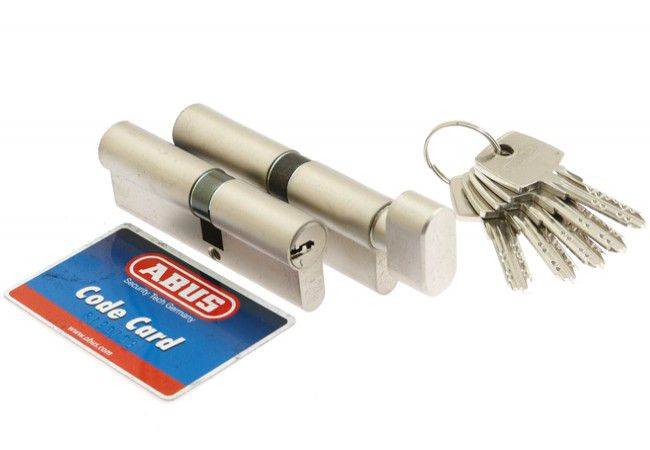 KOMPLET WKŁ.45/30+45G/30 ABUS NIKIEL ATEST 5.2 C