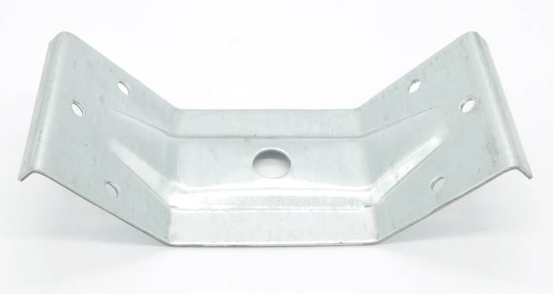 OBEJMA ŁACZNIK DO STOŁÓW 141X60X1,5 MM OCYNK BIAŁY