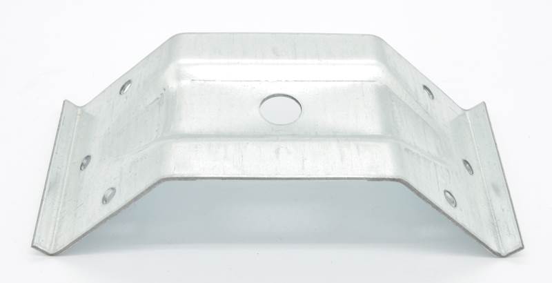 OBEJMA ŁACZNIK DO STOŁÓW 141X60X1,5 MM OCYNK BIAŁY