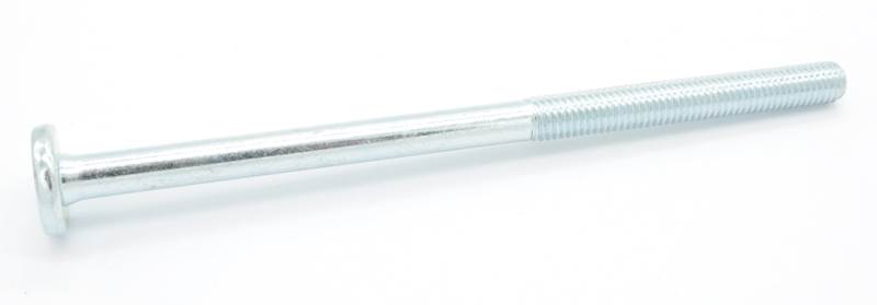 ŚRUBA MEBLOWA M8X140 OCYNK BIAŁY NA IMBUS 5 MM