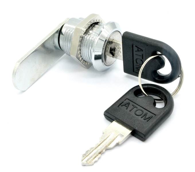 ZAMEK MEBLOWY BĘB.NIK.SKRZ.BL.PROSTA 19x20 MM L=46