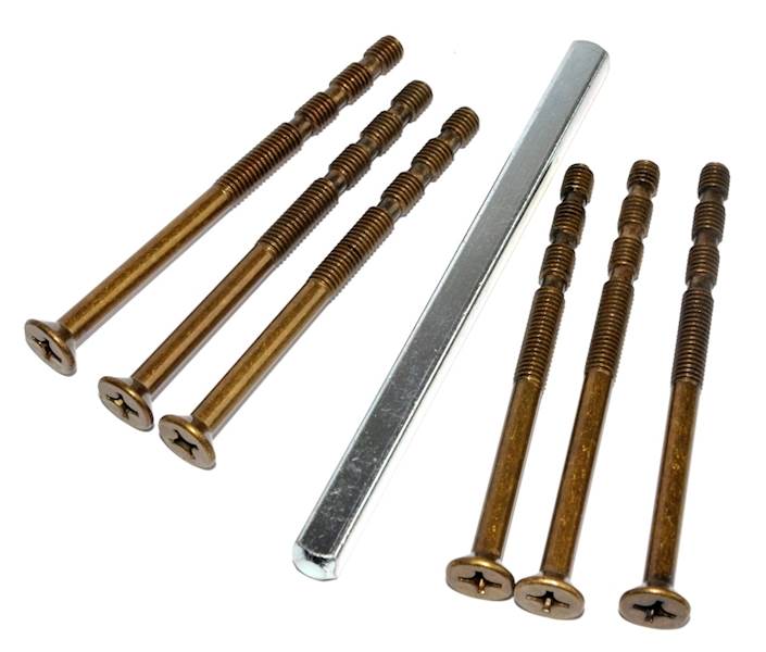 zestaw śrub do klamki M6x90.95 brą M6X90/95 PATYNA