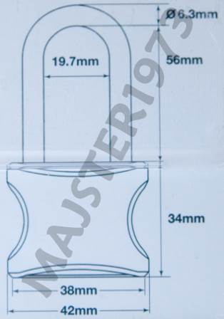 KŁÓDKA YALE 42 MM WYDŁUŻÓNY PAŁĄK NAKŁDKA RÓŻOWA