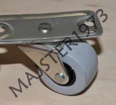 KÓŁKO GUMOWE FI 30 Z PŁYTKĄ PODŁUŻNĄ 58X23 MM