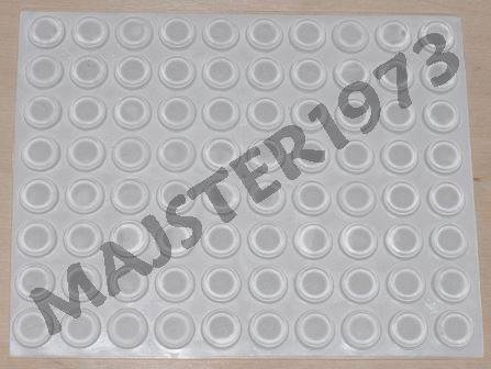 ODBOJNIK SILIKONOWY 13X4 MM SAMOPRZYLEPNY