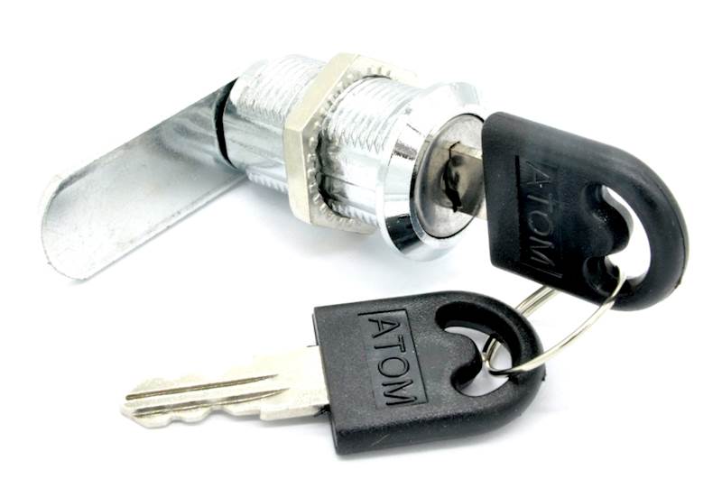 ZAMEK MEBLOWY BĘB.NIK.SKRZ.BL.PROSTA 19x30 MM L=46