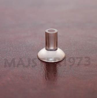 PRZYSSAWKA SZKŁA FI 15X4 MM GUMA