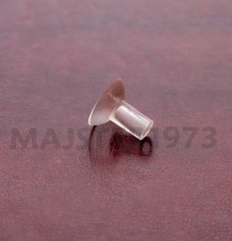 PRZYSSAWKA SZKŁA FI 15X4 MM GUMA