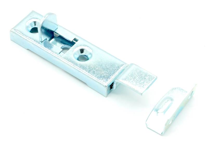 ZASUWKA MEBLOWA NIKIEL 50 MM ODGIĘTA