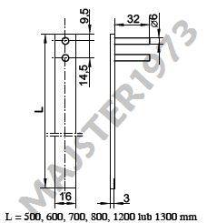 ZAMEK MEBLOWY CENTRALNY DO SZUFLAD FI 16,50 SISO