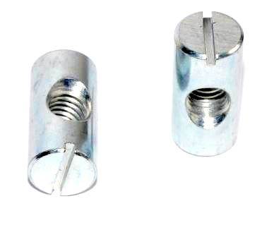 NAKRĘTKA WAŁECZKOWA M8X25X12 MM OCYNK SREBRNY