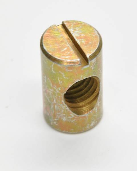 NAKRĘTKA WAŁECZKOWA M8X20X12 MM OCYNK ZÓŁTY