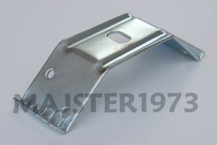 OBEJMA ŁACZNIK DO STOŁÓW 130X40X2 MM OCYNK BIAŁY
