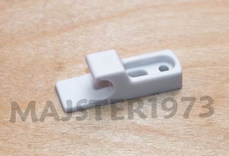 ZATRZASK MINI LATCH STAL NIERDZEWNA/TWORZYWO BIAŁE