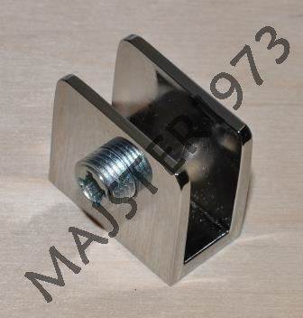 WSPORNIK POŁKI PROSTOKĄTNY 30X17 MM CHROM