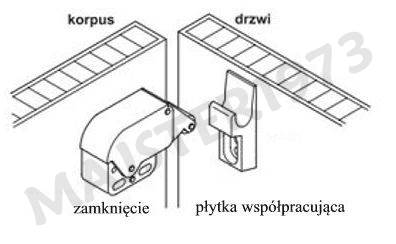 ZATRZASK MINI LATCH NIKIEL/METAL ZNAL