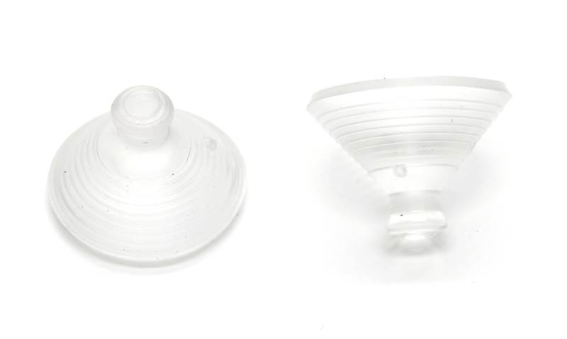 PRZYSSAWKA SZKŁA FI 20X10 MM GUMA