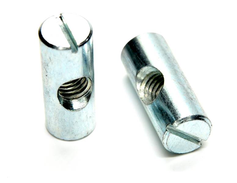 NAKRĘTKA WAŁECZKOWA M8X30X12 MM OCYNK SREBRNY