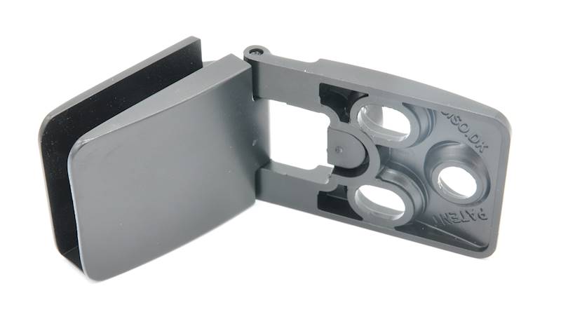 ZAWIAS SZYBY CZARNY 84x20x30 MM