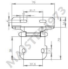 ZAWIAS 70X70 PATYNA