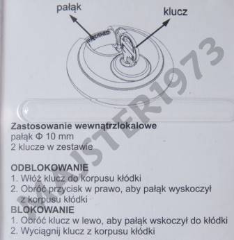 KŁÓDKA BĘBENKOWA OKRĄGŁA FI 70 MM NIKIEL