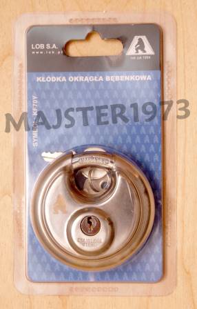 KŁÓDKA BĘBENKOWA OKRĄGŁA FI 70 MM NIKIEL