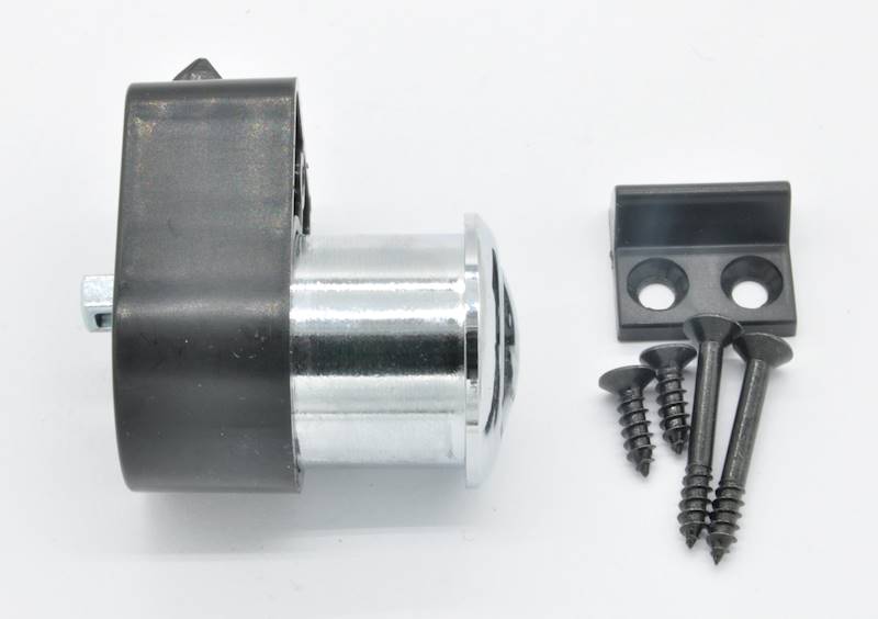 ZAMEK ZATRZASKOWY GAŁKA METAL KOLOR CHROM