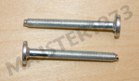 ŚRUBA MEBLOWA M8X70 OCYNK BIAŁY NA IMBUS 5 MM