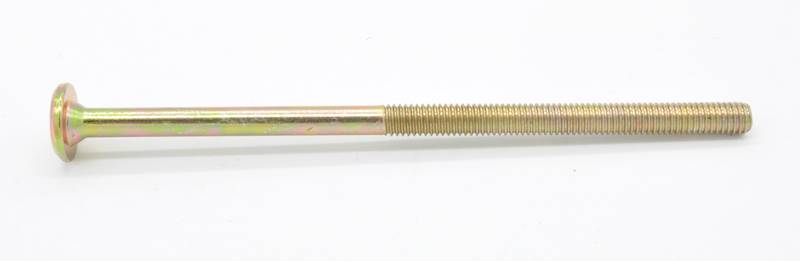 ŚRUBA MEBLOWA M6X120 OCYNK ŻÓŁTY NA IMBUS 4 MM