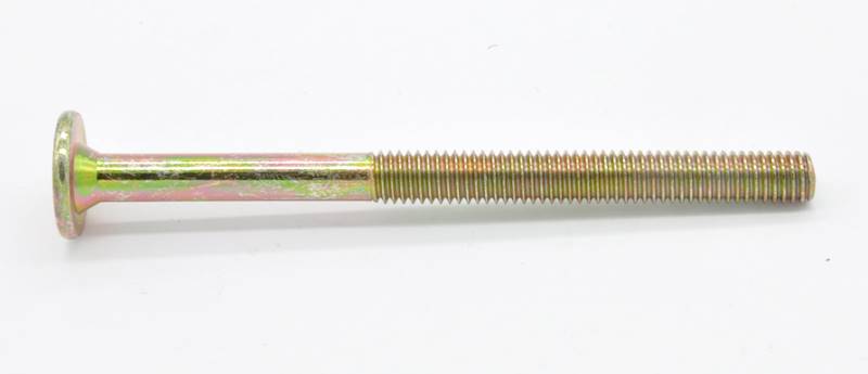 ŚRUBA MEBLOWA M6X70 OCYNK ŻÓŁTY NA IMBUS 4 MM