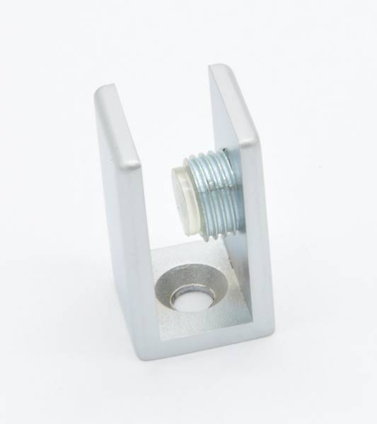 WSPORNIK POŁKI PROSTOKĄTNY 15X16 MM ALUMINIUM