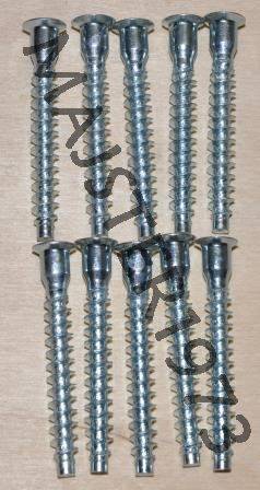 KONFIRMAT 6,3X50 OCYNK BIAŁY