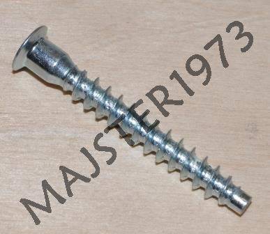 KONFIRMAT 6,3X50 OCYNK BIAŁY