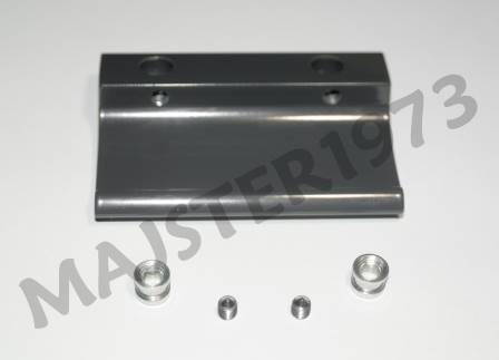 POCHWYT BALKONOWY DE LUXE ANTRACYT ALUMINOWY