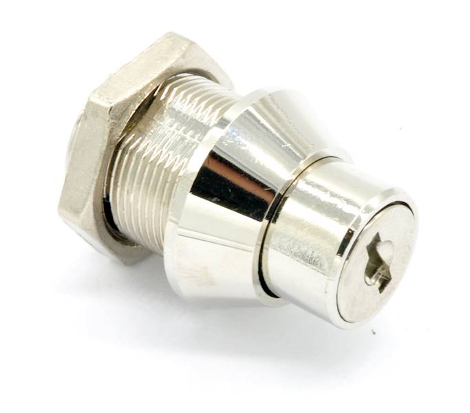 ZAMEK MEBLOWY BOLCOWY FI 20X17 MM JEDEN KLUCZ