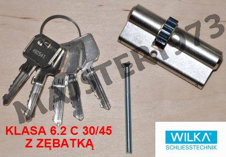 WKŁ. Z ZĘBAT 30/45 WILKA NIKIEL ATEST 6.2C