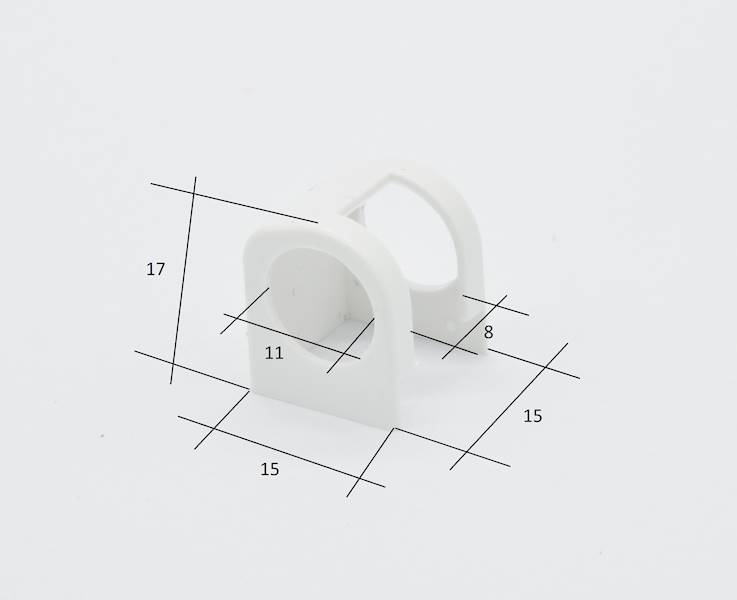 OSŁONA ZAWIASU DOLNEGO BIAŁA ESV AUTO/ACTIVPILOT