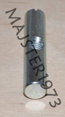 NAKRĘTKA WAŁECZKOWA M8X60X12 MM OCYNK BIAŁY