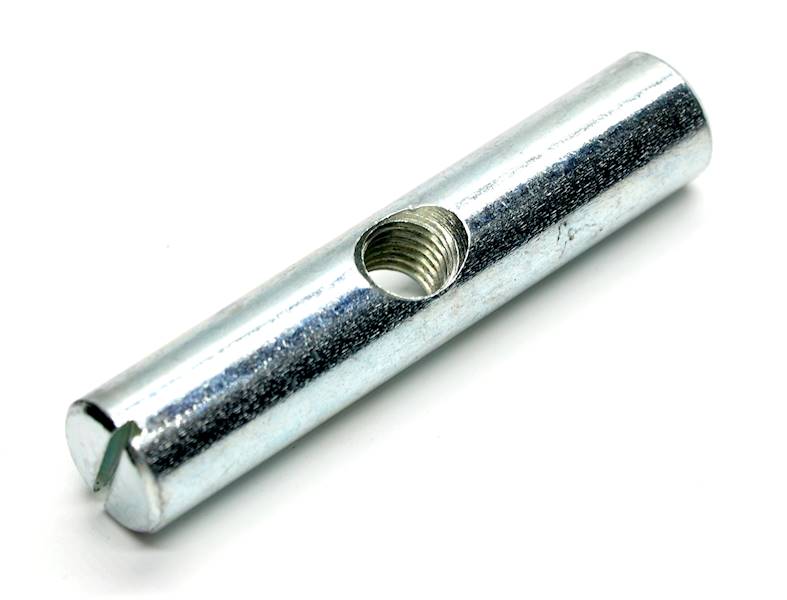 NAKRĘTKA WAŁECZKOWA M8X60X12 MM OCYNK BIAŁY