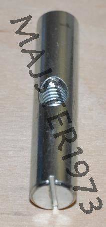 NAKRĘTKA WAŁECZKOWA M8X60X12 MM OCYNK BIAŁY