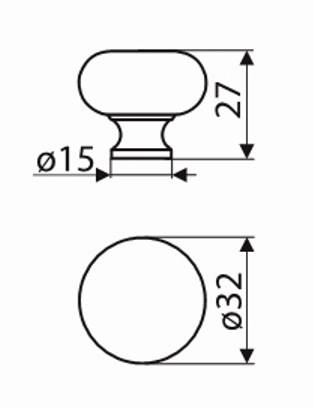 GAŁKA GP16 CHROM