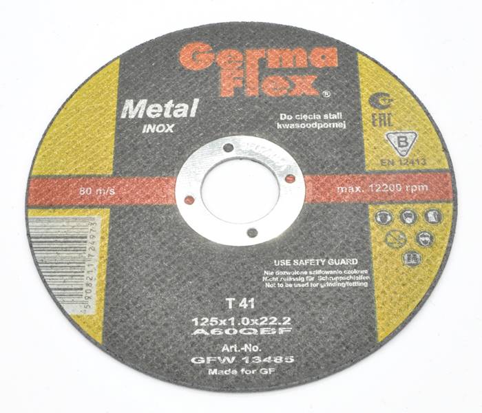 TARCZA DO CIĘCIA METAL+INOX 125X1,0X22,2 PREMIUM
