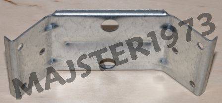 OBEJMA ŁACZNIK DO STOŁÓW 144X70X2 MM OCYNK BIAŁY