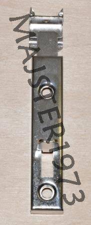 ZASUWKA MEBLOWA NIKIEL 70X14 MM
