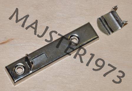 ZASUWKA MEBLOWA NIKIEL 70X14 MM