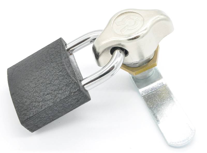 ZAMEK MEBLOWY NA KŁÓDKĘ BL.ODGIĘTA L=58 MM