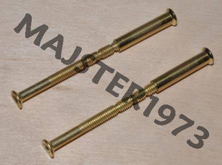 ZESTAW ŚRUB Z KOŁPAK.M4X60 MOSIĄDZ