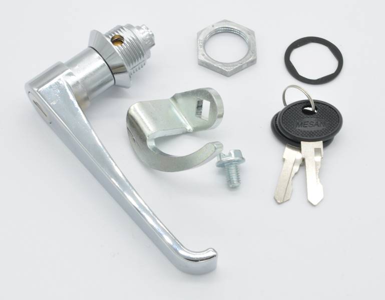 ZAMEK MEBLOWY Z KLAMKĄ NA ZAMEK BL.HAK L=54 MM