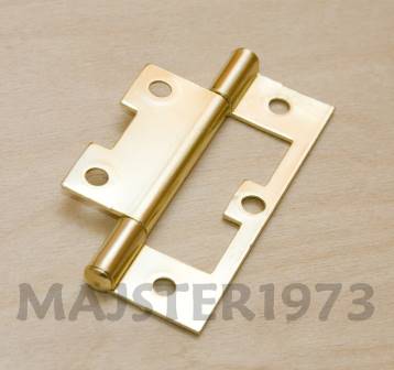 ZAWIASA SZCZELINOWA 76X28X1,4 MM MOSIĄDZ